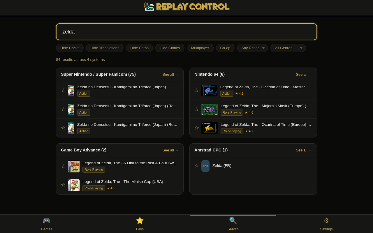 Search results - Zelda